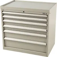 HBM 6 Laden Profi Gereedschapskast 88 x 58 x 80 cm zwart