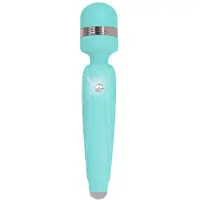 Pillow Talk - Cheeky Wand Vibrator - Teal