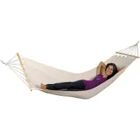 Amazonas - Hängematte Tobago - Hangmat mit Stab, wit
