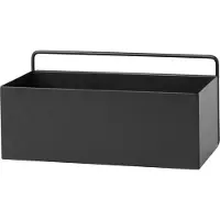 Ferm Living Wall Box Regtangle - Manden en Opbergdozen Black - 3348