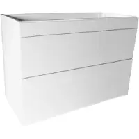 Best design Onderkast Beauty Greeploos 78 CM Glanzend Wit
