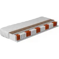Meubella Matras Felix - Pocketvering 7 zones met kokos - 180x200 cm
