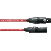 Cordial CPM10FM-RD rode kabel XLR (male) / XLR (female) 10 meter
