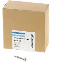Hoenderdaal Spaanplaatschroef Rvs-A2 Pk PZ2 5.0X35 | 200 stuks - 0203.30.41401