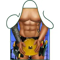 Partychimp Schort bob de bouwer