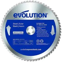Evolution Zaagblad - Evolutie - M255TCT-52 - 255mm - 52 tanden - Wolfraamcarbide