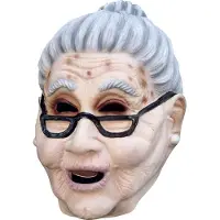 Vegaoo Grootmoedersmasker voor volwassenen - Verkleedmasker - One size