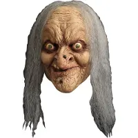 Vegaoo Enge heksen masker voor volwassenen - Verkleedmasker - One size