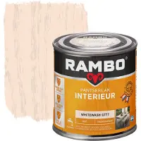 Rambo Pantserlak Interieur Transparant Mat Whitewash 0777 250 ML
