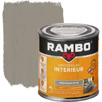Rambo pantserlak interieur transparant mat greywash 250 ml