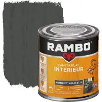 Rambo pantserlak interieur transparant mat antraciet grijs 250 ml