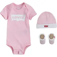 Levi's Rompertje/body 'Classic' rosa / wit