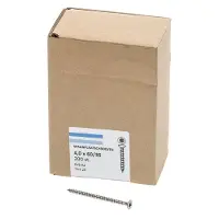 Hoenderdaal Spaanplaatschroef Rvs-A2 Platkop voldraad Torx TX20 4.0X60 | 200 stuks - 0206.30.26003