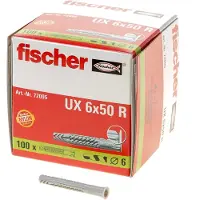 Fischer 72095 UX 6 x 50 R Universele pluggen 50 mm 6 mm 100 stuk(s)
