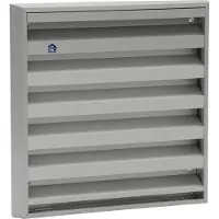 Renson opbouw muurrooster Aluminium 225x225mm Natuur