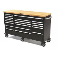 HBM Machines 20 Laden Gereedschapswagen / Werkbank met Houten Werkblad