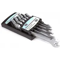 HBM Machines HBM 6 Delige Ring , Ratel , Steeksleutelset met Kantelbare Kop