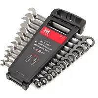 AOK 12 Delige Professionele Ring, Ratelset, Steeksleutelset