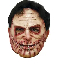 Vegaoo Masker van een moordenaar voor volwassenen Halloween - Verkleedmasker - One size