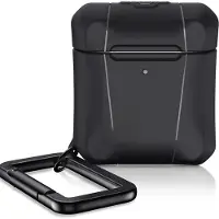 Itskins Oplaadcase cover voor AirPods Spectrum Solid Zwart