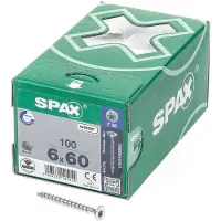 Spax SPAANPLAATSCHROEF 6,0X60 TORX TX30
