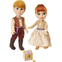 JAKKS Pacific Bevroren, 2 stuks: pop Anna en pop Kristoff.