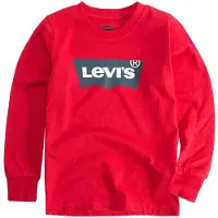 Levi's Girls Light Bright Meet & Greet Top Super Red Size: 6Y | T-shirts Outlet | kids | Rood
