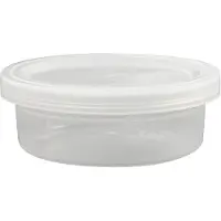 Packlinq Plastic potje met deksel, h: 24 mm, d: 68 mm, 20stuks, 45 ml