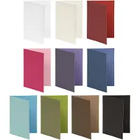 Packlinq Kaarten, afm 10,5x15 cm, 250 gr, diverse kleuren, 30dozen