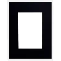 Packlinq Passe-partouts 413 Zwart 50x60cm met 39x49cm uitsnede (5 stuks)