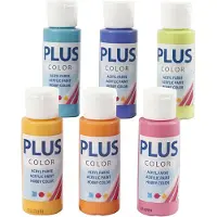 Packlinq Plus Color acrylverf, kleurrijk, 6x60ml