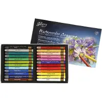 Packlinq Aquarelkrijt, dikte 8 mm, l: 9,3 cm, 24stuks