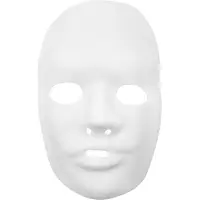 Packlinq Masker, h: 24 cm, b: 15,5 cm, wit, 12stuks