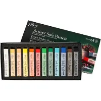 Packlinq Gallery Soft Pastel Set, dikte 10 mm, l: 6,5 cm, diverse kleuren, basis, 12stuks