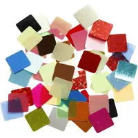 Packlinq Folie mozaiek, afm 10x10 mm, circa 6875 stuk, diverse kleuren, 250gr
