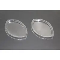 Packlinq Plastic Deksel Oog vorm 11,7x7,8x1,5 cm