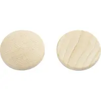 Packlinq Houten knopen, d: 25 mm, dikte 5 mm, china berry, 150stuks