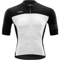 Cube Blackline Jersey Korte Mouwen Heren, wit/zwart M 2021 Wielershirts