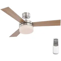 Globo Plafondventilator Alana hout bruin