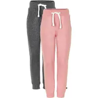 Minymo Broek antraciet / rosa