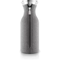 Eva Solo Fridge karaf 1 liter glas grijs 3-delig