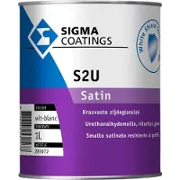 Sigma S2U Satin | Zijdeglans Lakverf Buiten 1 LTR - Kleur|1|2