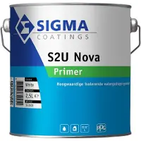 Sigma S2U Nova Primer | Grondverf Binnen 2,5 LTR - Kleur|1|2