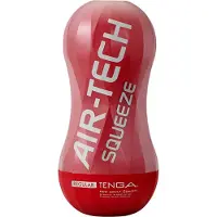 Tenga - Air-Tech Squeeze Masturbator - Regular - Rood