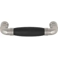 Formani Meubelgreep TIMELESS MG1934-96 glans nikkel/ebbenhout 96 mm