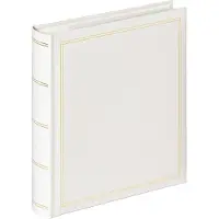 Walther design ME-139-W Monza - Memo insteekalbum - Formaat 26 x 28 cm - 200 foto's 13 x 18 cm - Wit
