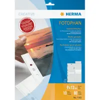 Herma 7583 Fotophan 9X13 8P.Wit