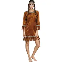 Boland Verkleedpak Indiaan Young Deer Dames Bruin Maat M
