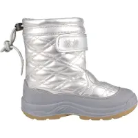 Winter-Grip Snowboot Junior Quilt Bieber Zilver Grijs-Schoenmaat 27
