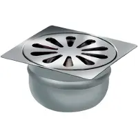 HorecaTraders Afvoer Put | RVS | 100 x 100 mm | 18 l/min